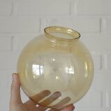 Vintage pendant light set of 2 rustic copper hanging lamps Yugoslavia 1970