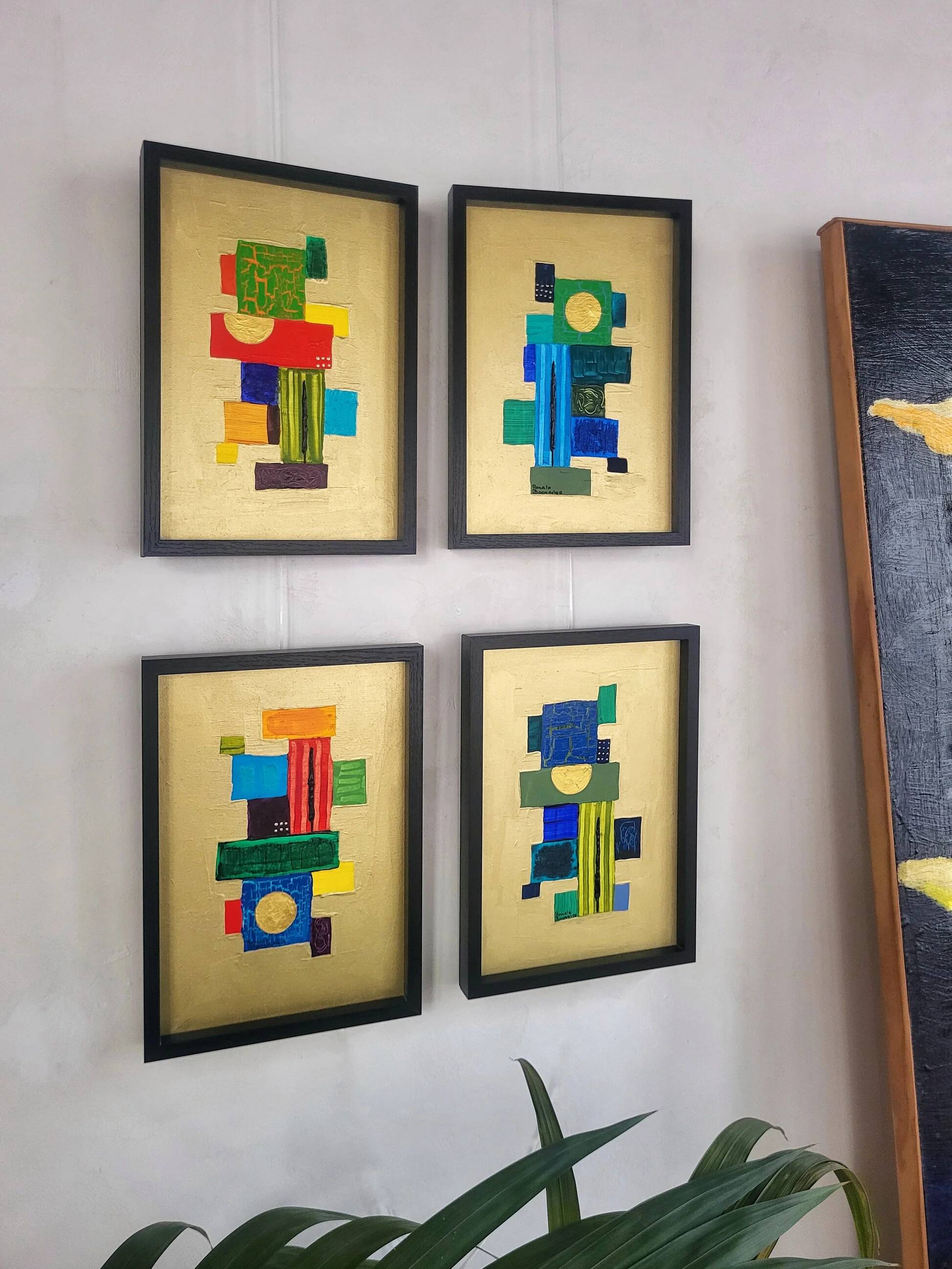 Pair of paintings by Ronald Boonacker