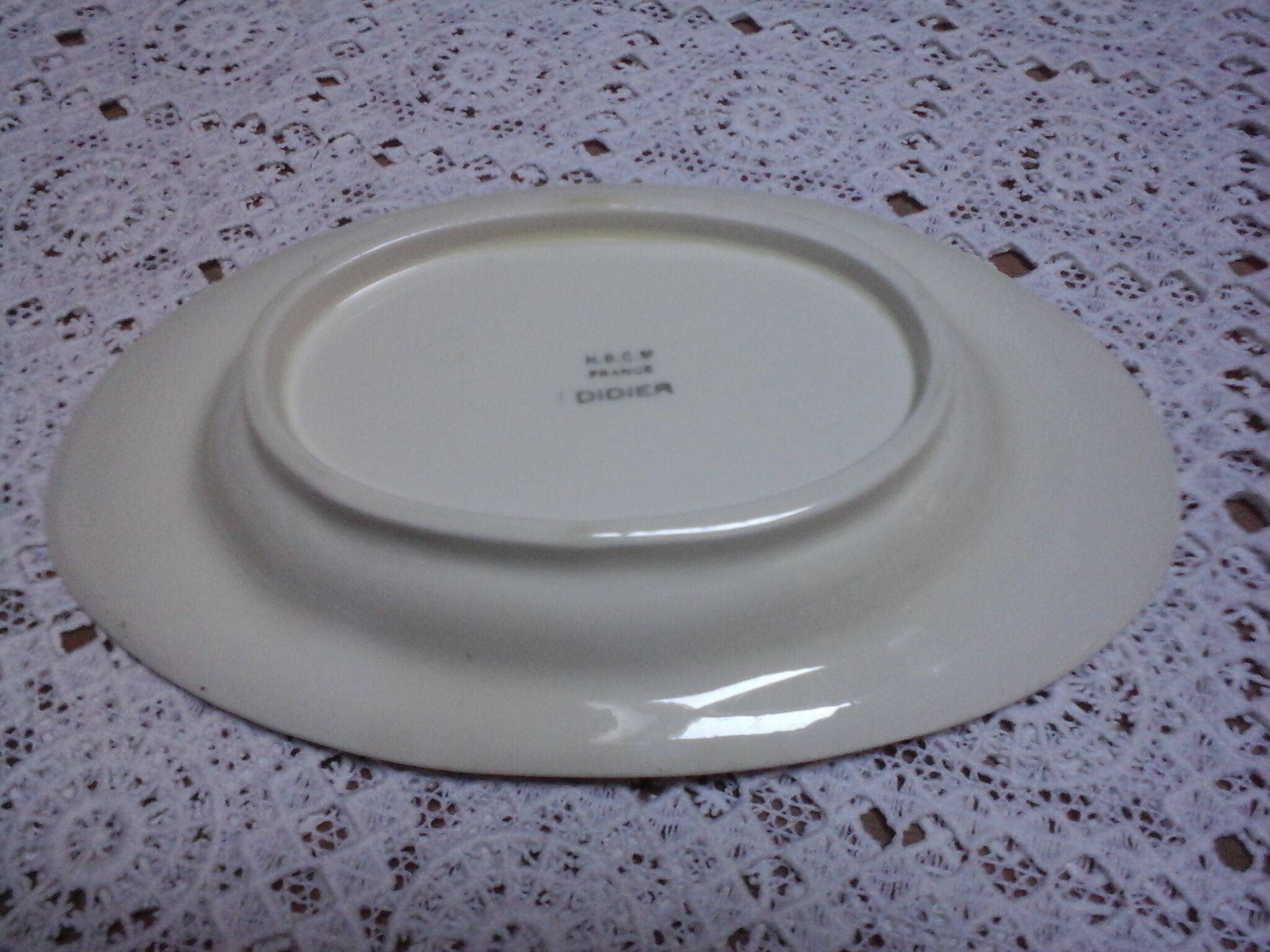 Plat ovale didier / hbcm