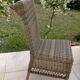 Chaise en osier et rotin