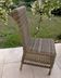 Wicker and rattan chair