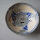 Old small bowl in enamelled terracotta, old earthenware