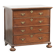 Antique English 17th century oak chest of drawers and ball legs