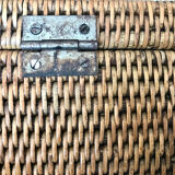 Vintage rattan box