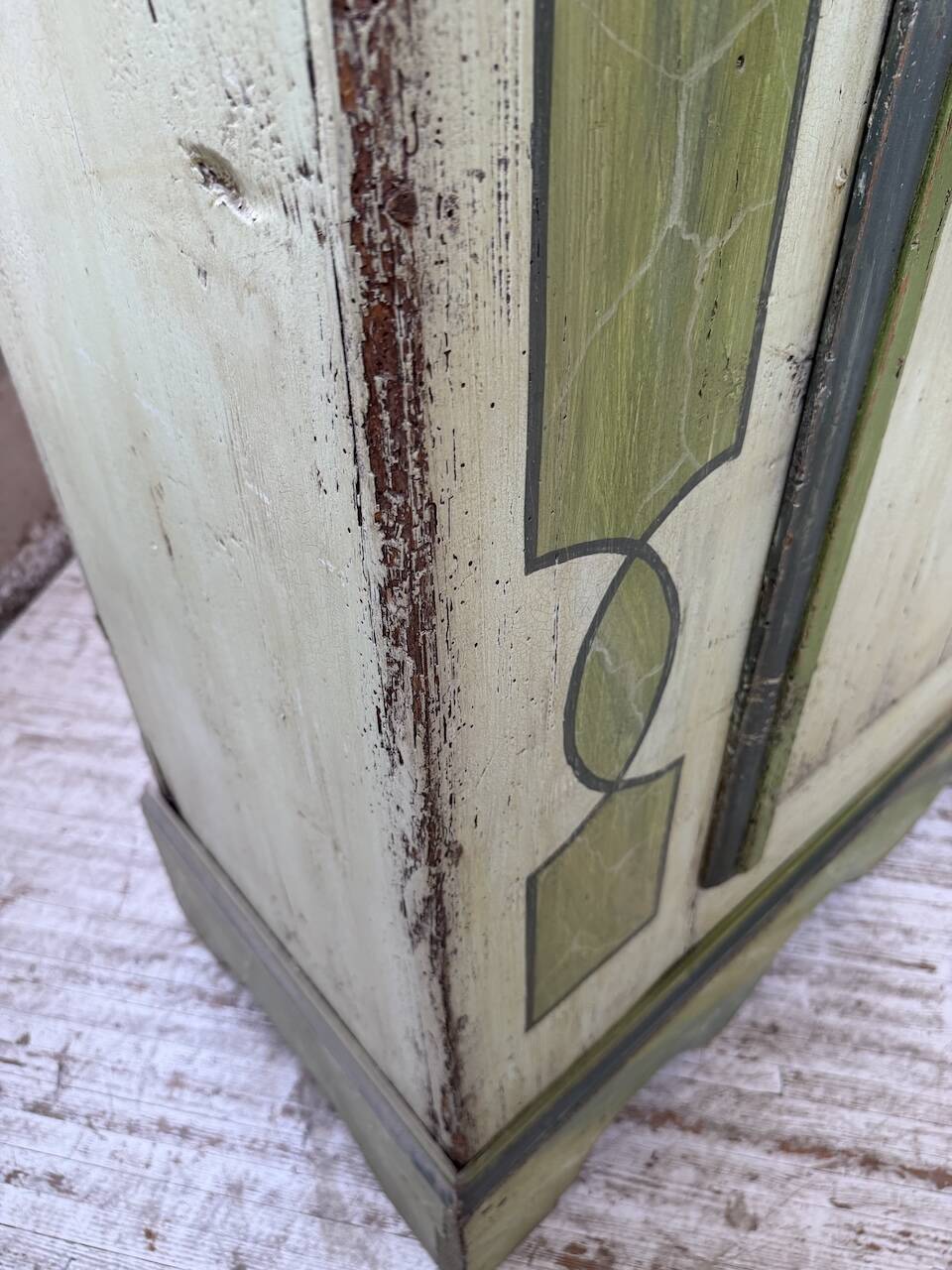 Armoire polychrome alsacienne 1800