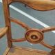 Paire de fauteuils anciens vintage style louis xvi