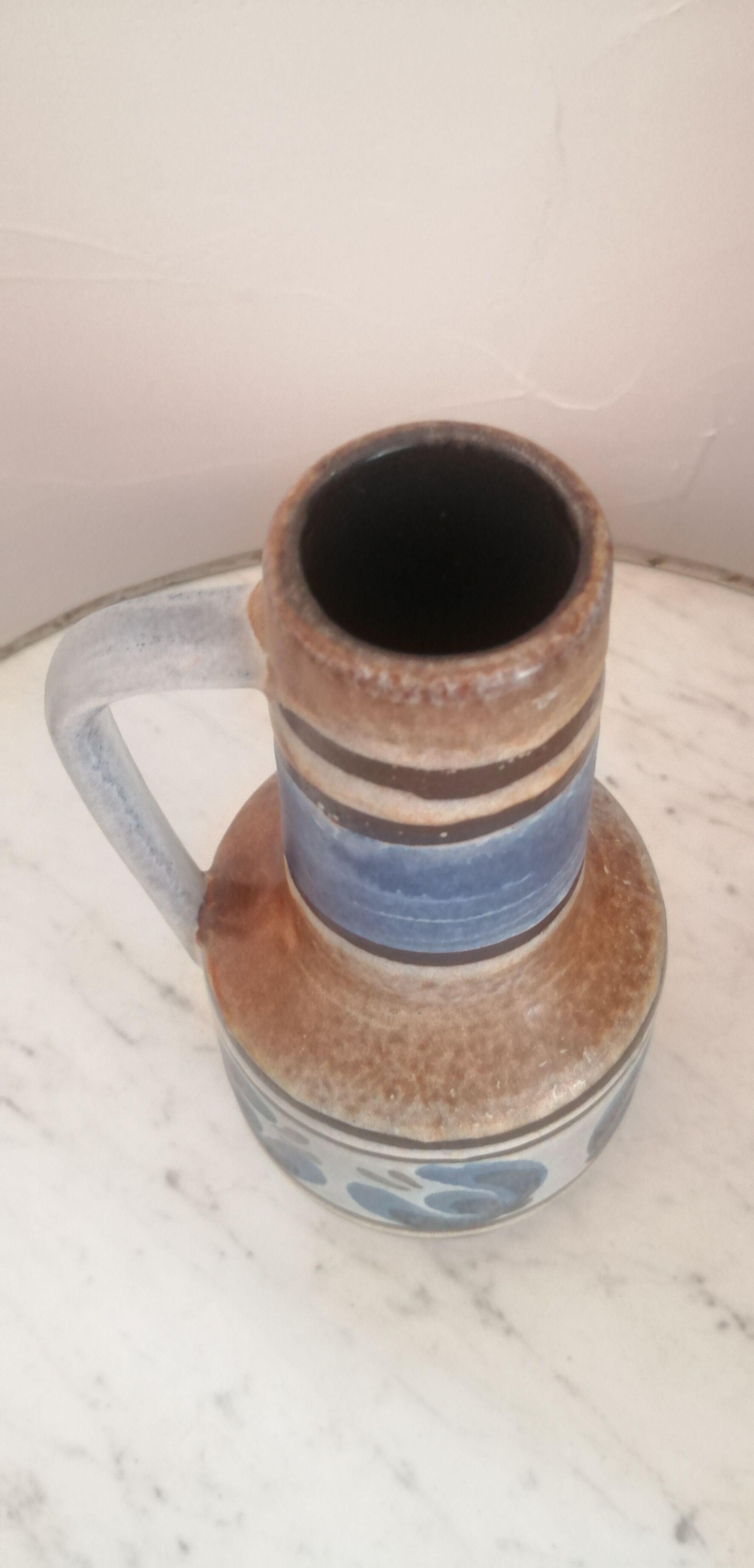 Vintage 70s sandstone vase Made in GRD