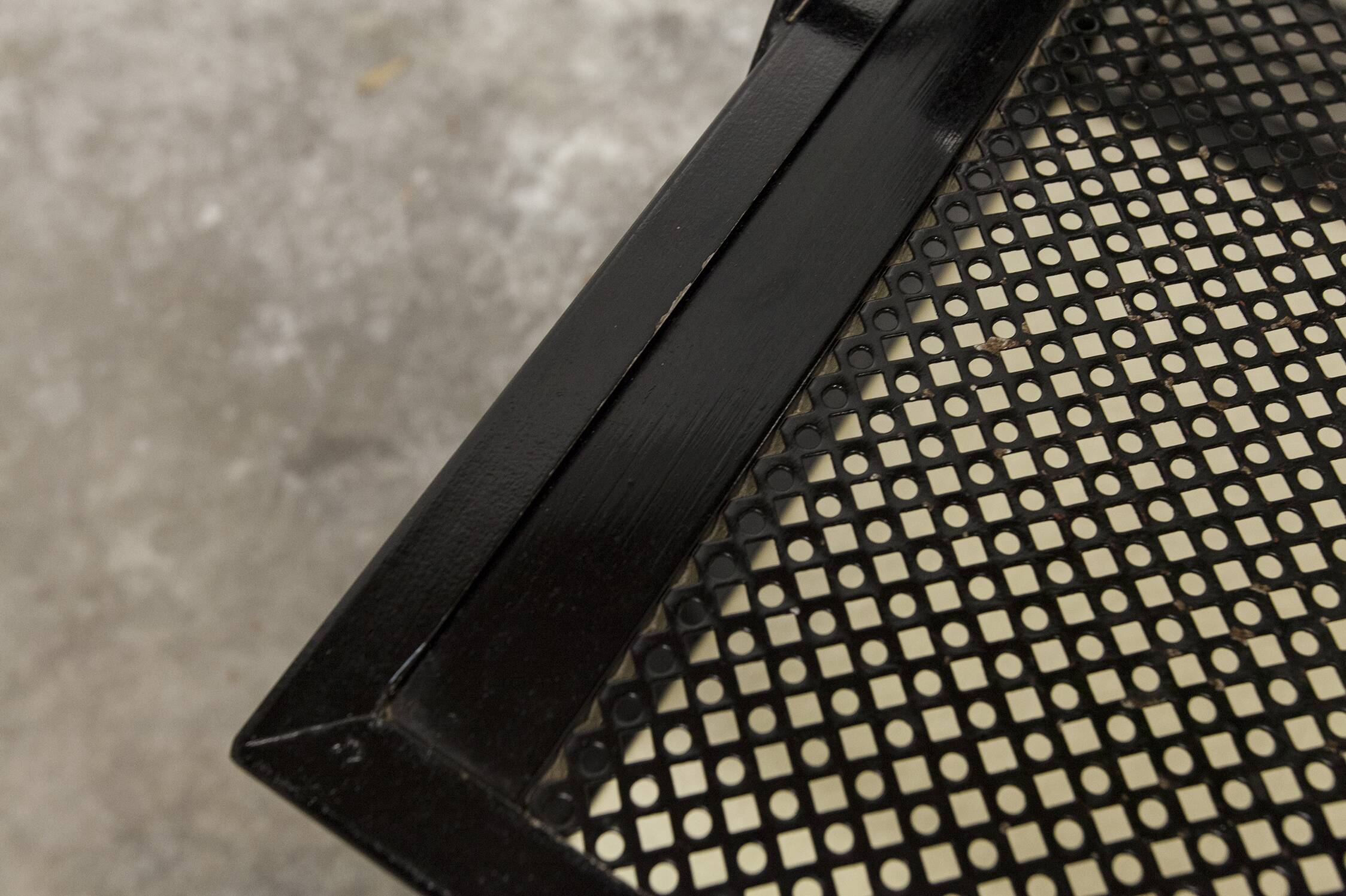 Trolley on wheels 1960 perforated metal