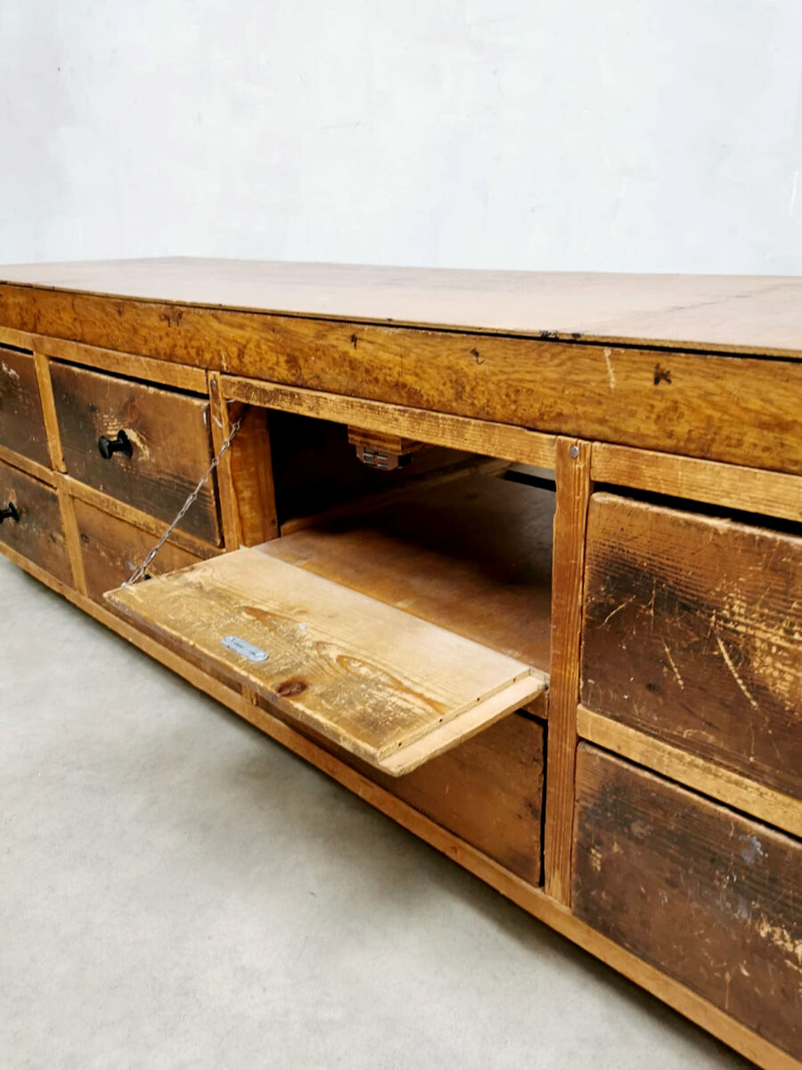 Industrial school lowboard vintage