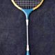 Two badminton rackets csi collector vintage wood and metal 1970