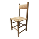 Chaise empaillé vintage
