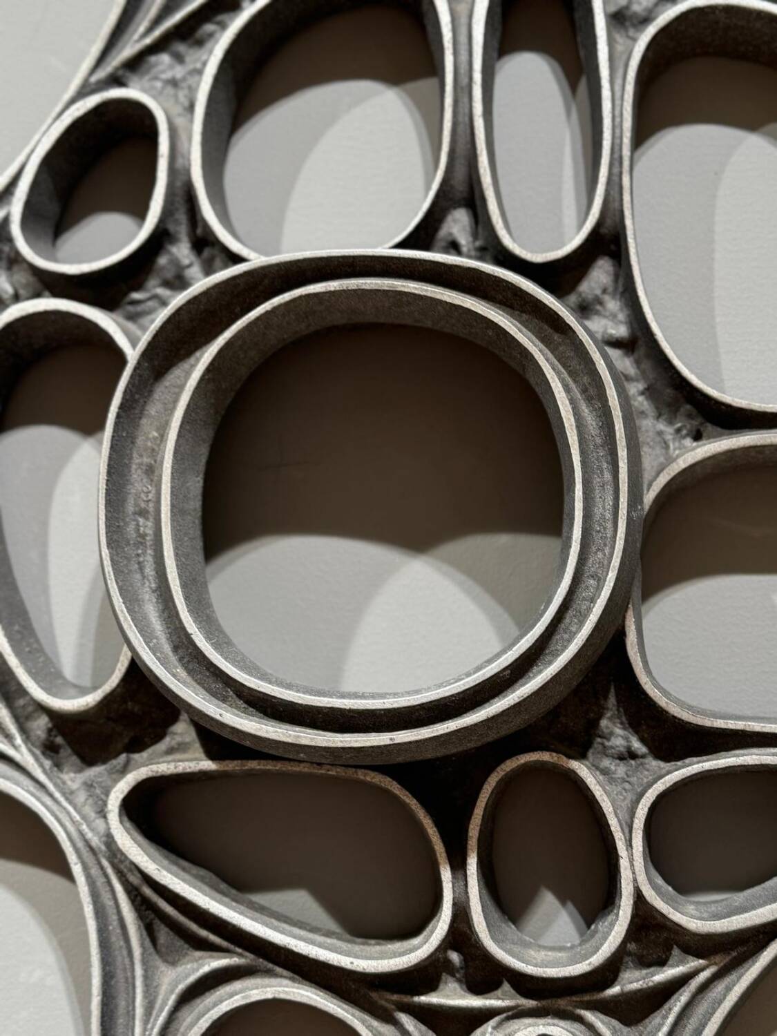 Brutalist wall sculpture from the 1970s