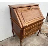 Rustic secretary in solid oak