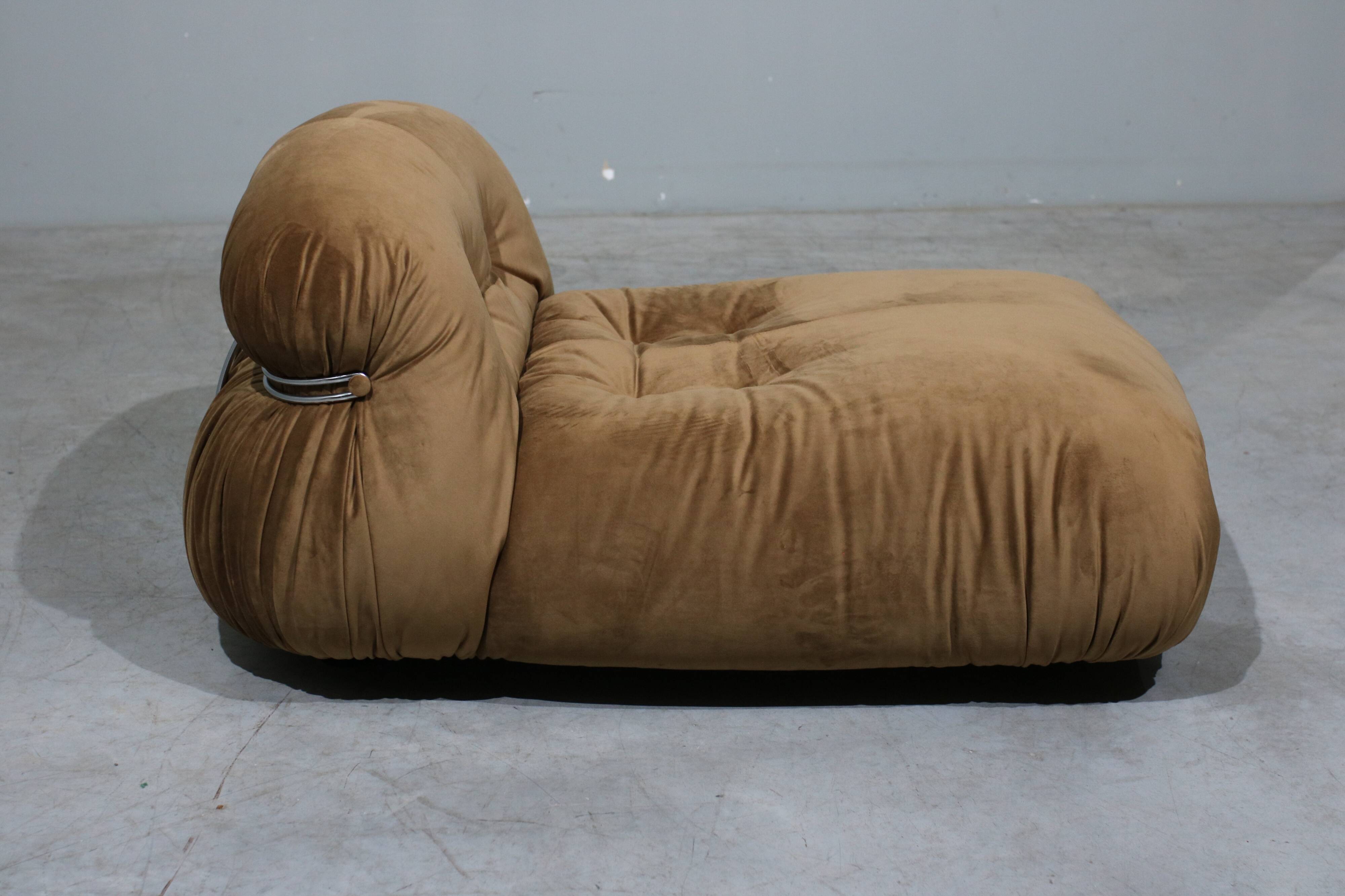 Lounge Chair and Ottoman from Afra & Tobia Scarpa for Cassina 1960s