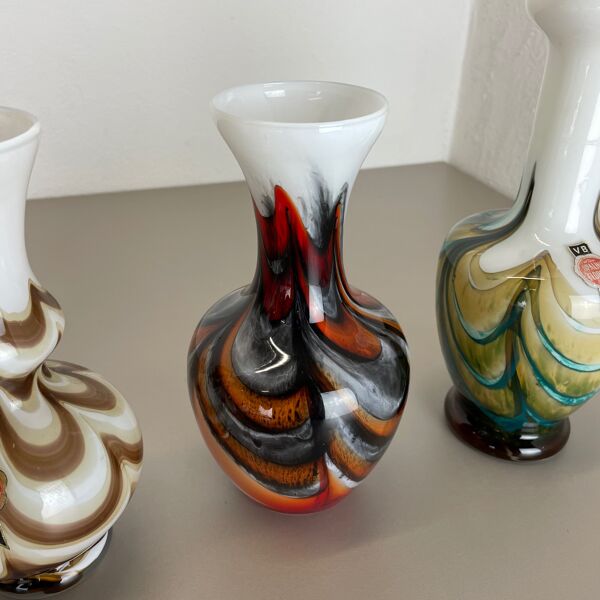 Set de 4 vases, Italie, années 1970