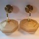 Pair of vintage 1940s Art Deco wall lights from France - newly electrified