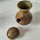 Pyrite stoneware ewer, potter's work, sculptural piece
