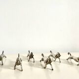 Lot de 6 portes-couteaux - cheval au galop