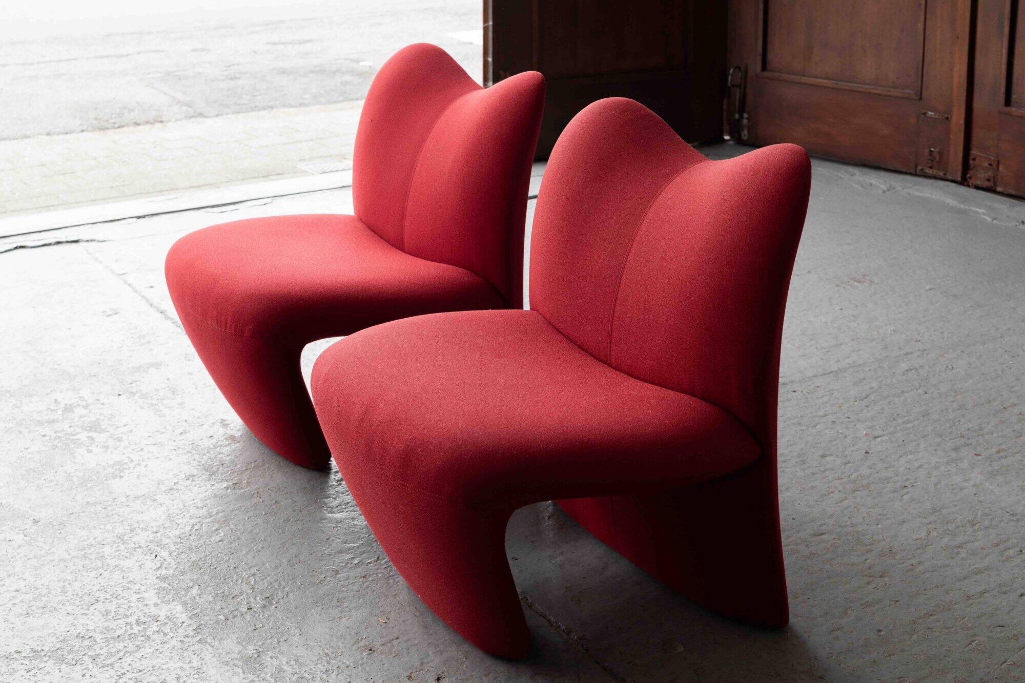 Ensemble de 2 fauteuils lounge « Multipla » de Jane Dillon et Peter Wheeler