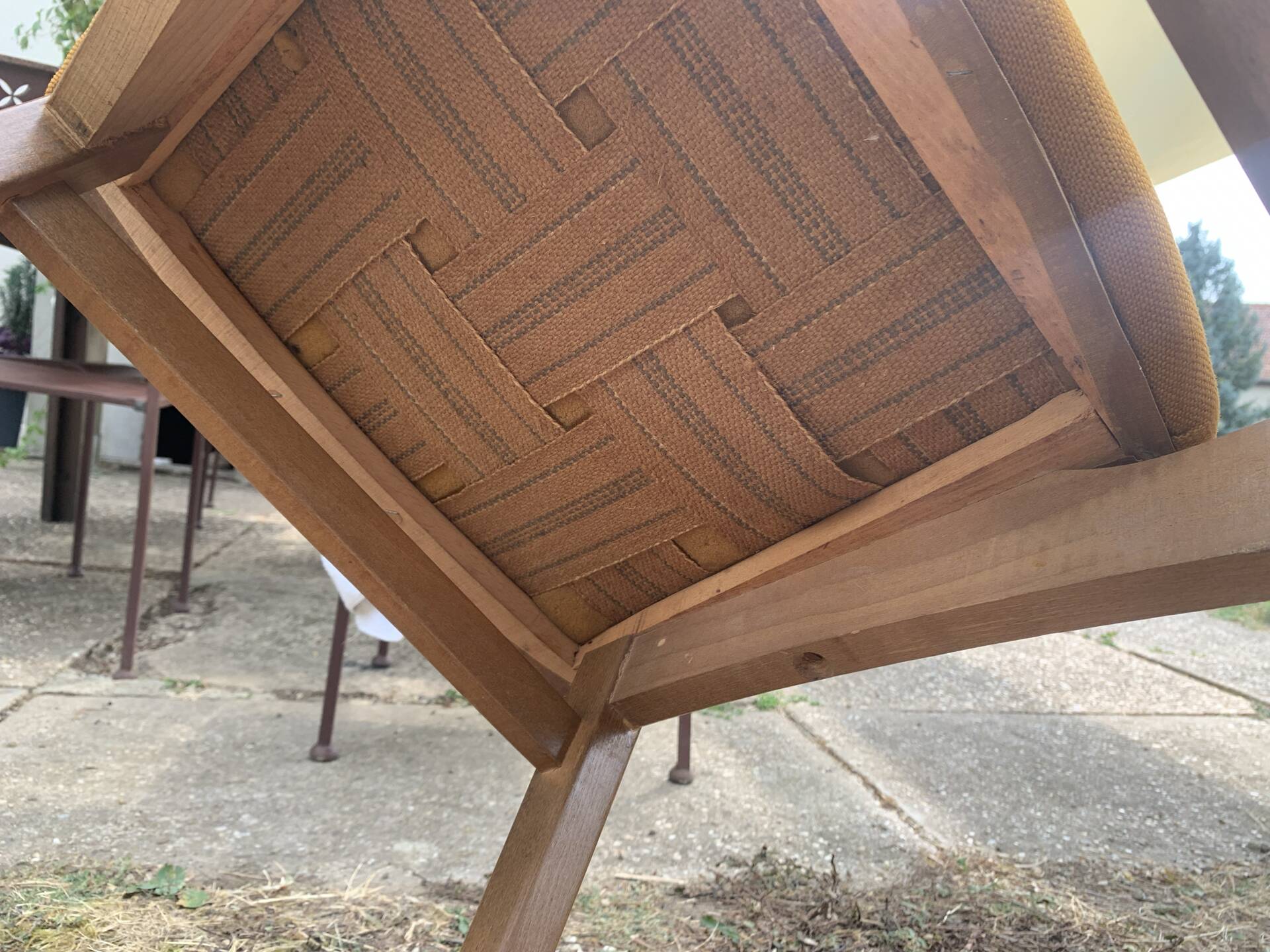 Pair of Vintage Scandinavian "Ladderback" Chairs (1960) - To Restore