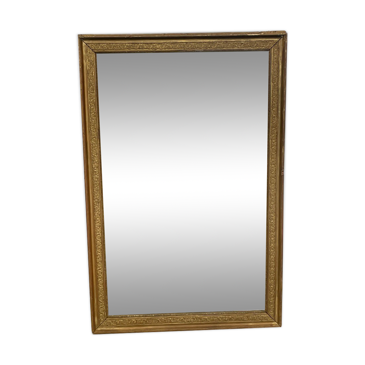 Old gilded wood mirror 115x74cm