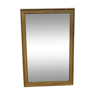 Miroir ancien bois doré 115x74cm