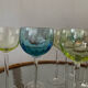 Série de 10 verres à pieds vintage 