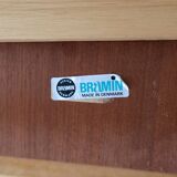 Table à manger extensible en chêne danoise Bramin, années 1960