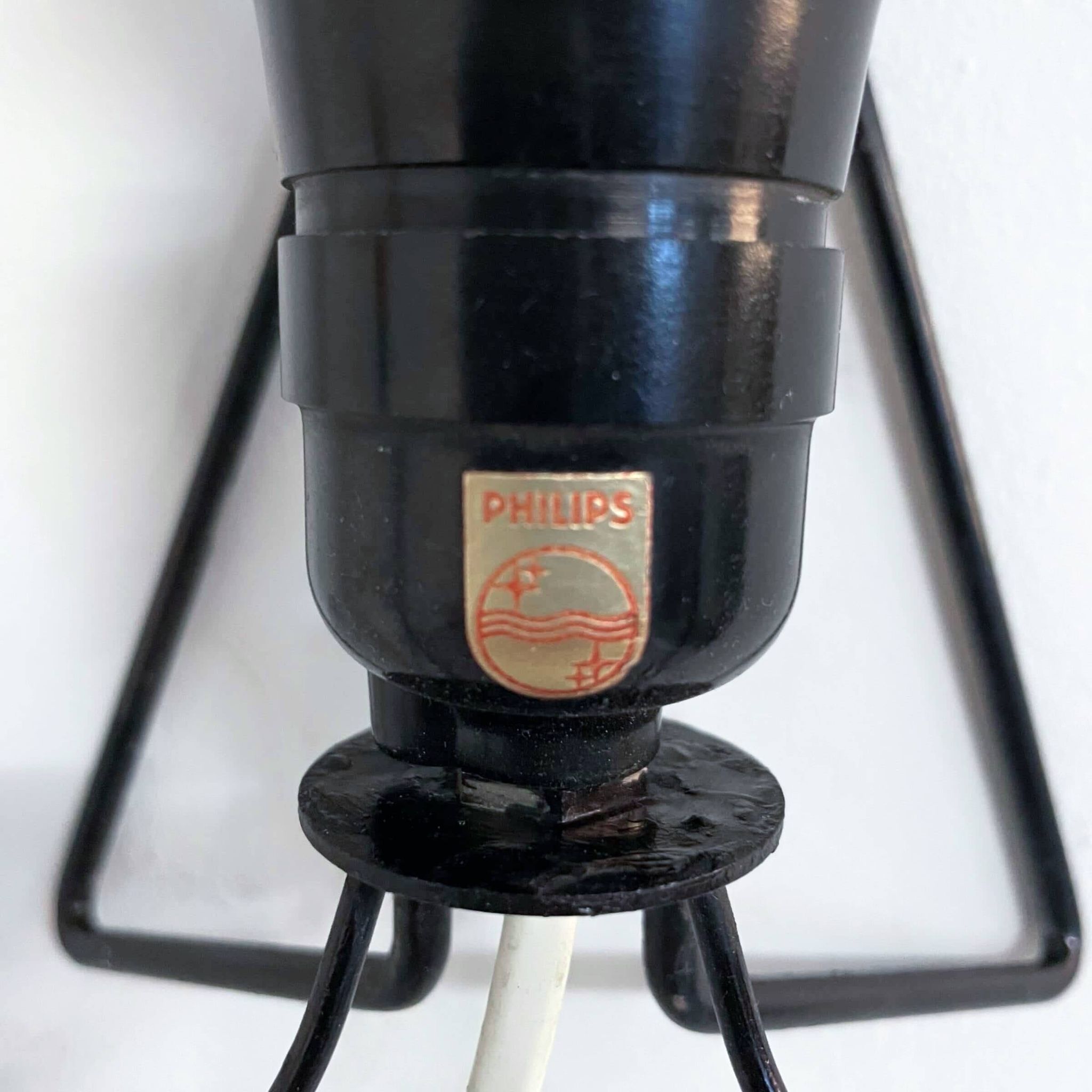 Applique murale NX18 E/00 en verre satiné pour Philips, 1958