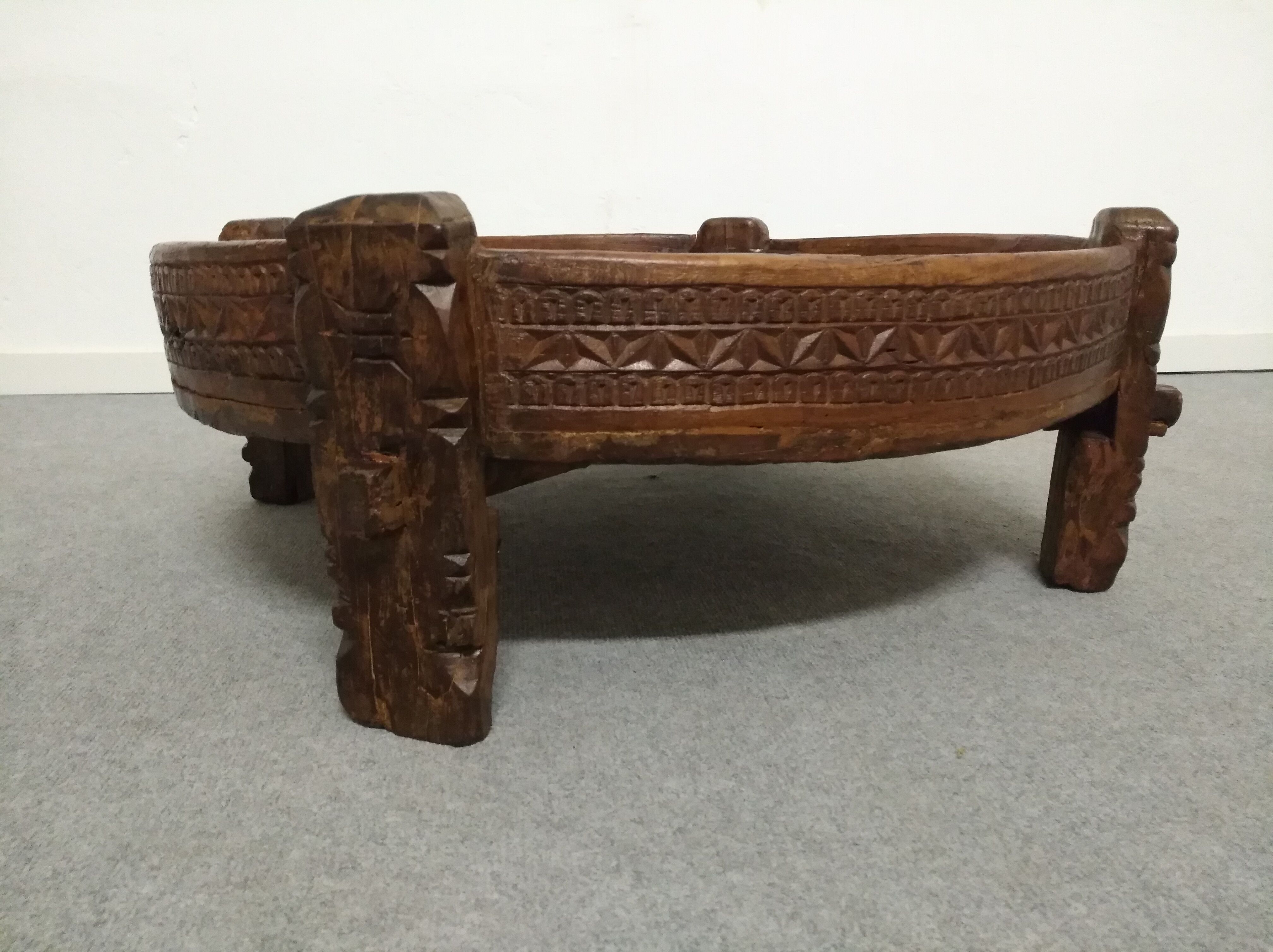 Indian coffee table Chakki late nineteenth