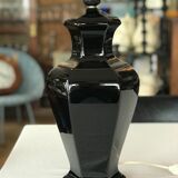 Black ceramic lamp
