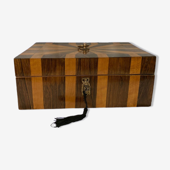 Coffret en bois et placage début XXème 2212913 art déco