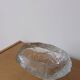 Demant brutalist glass dish by Göte Augustsson | Ruda Sweden | 1960s