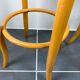 Bar stools cannage and curved wood 80s