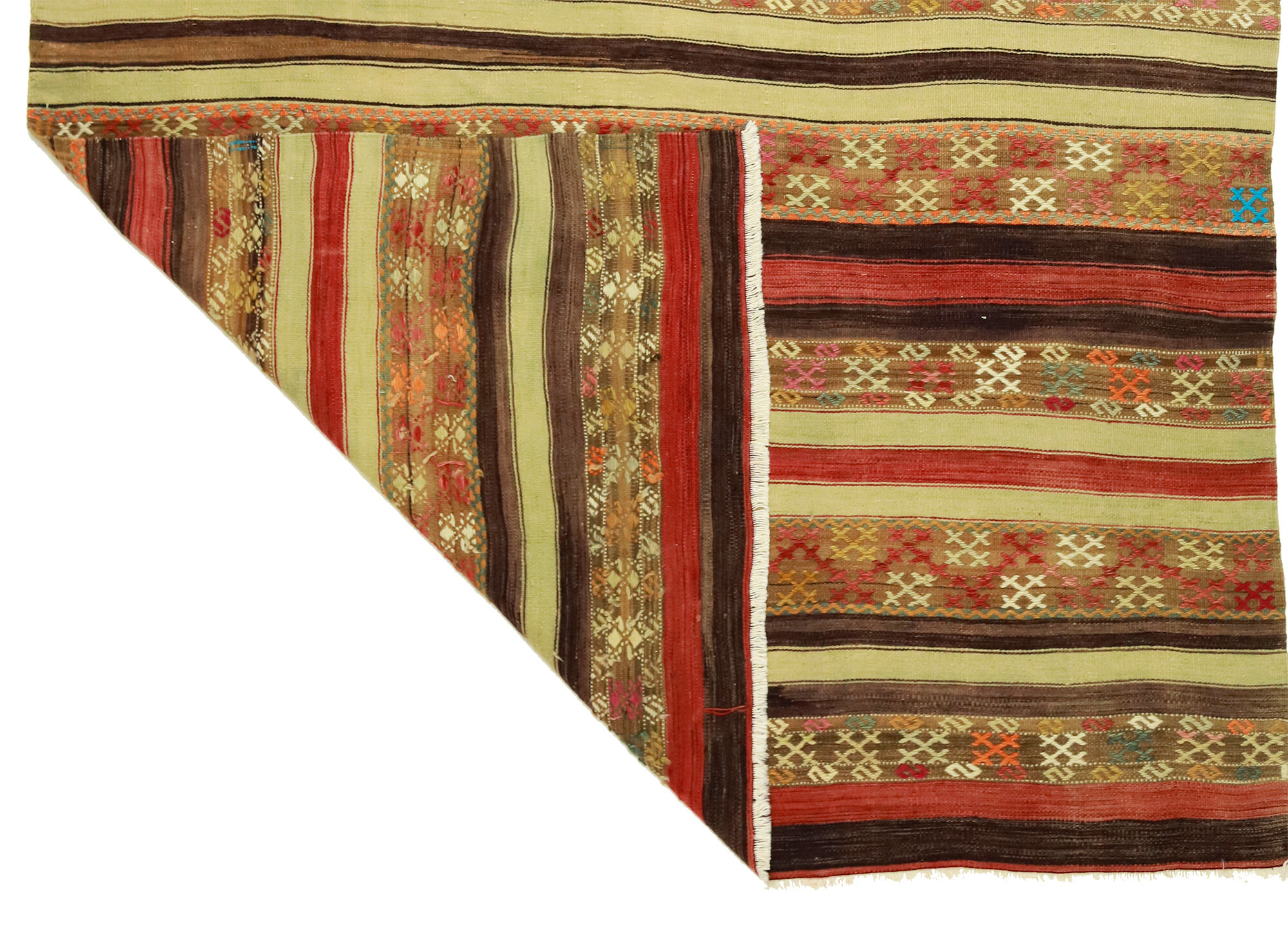 Anatolian handmade kilim rug 216 cm x 160 cm