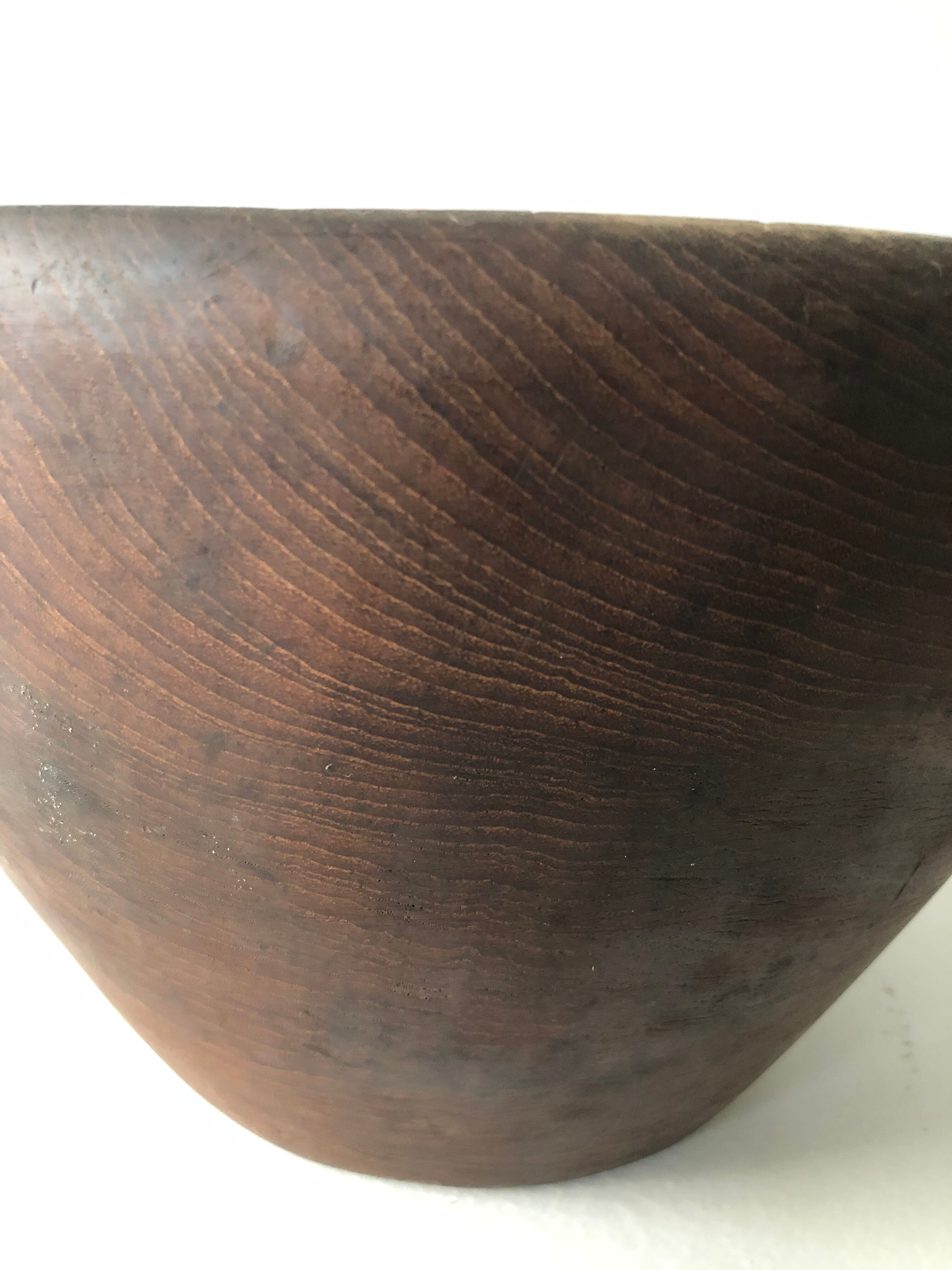 Salad bowl in vintage teak