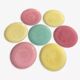 7 assiettes multicolore métiers anciens en porcelaine de Nyon
