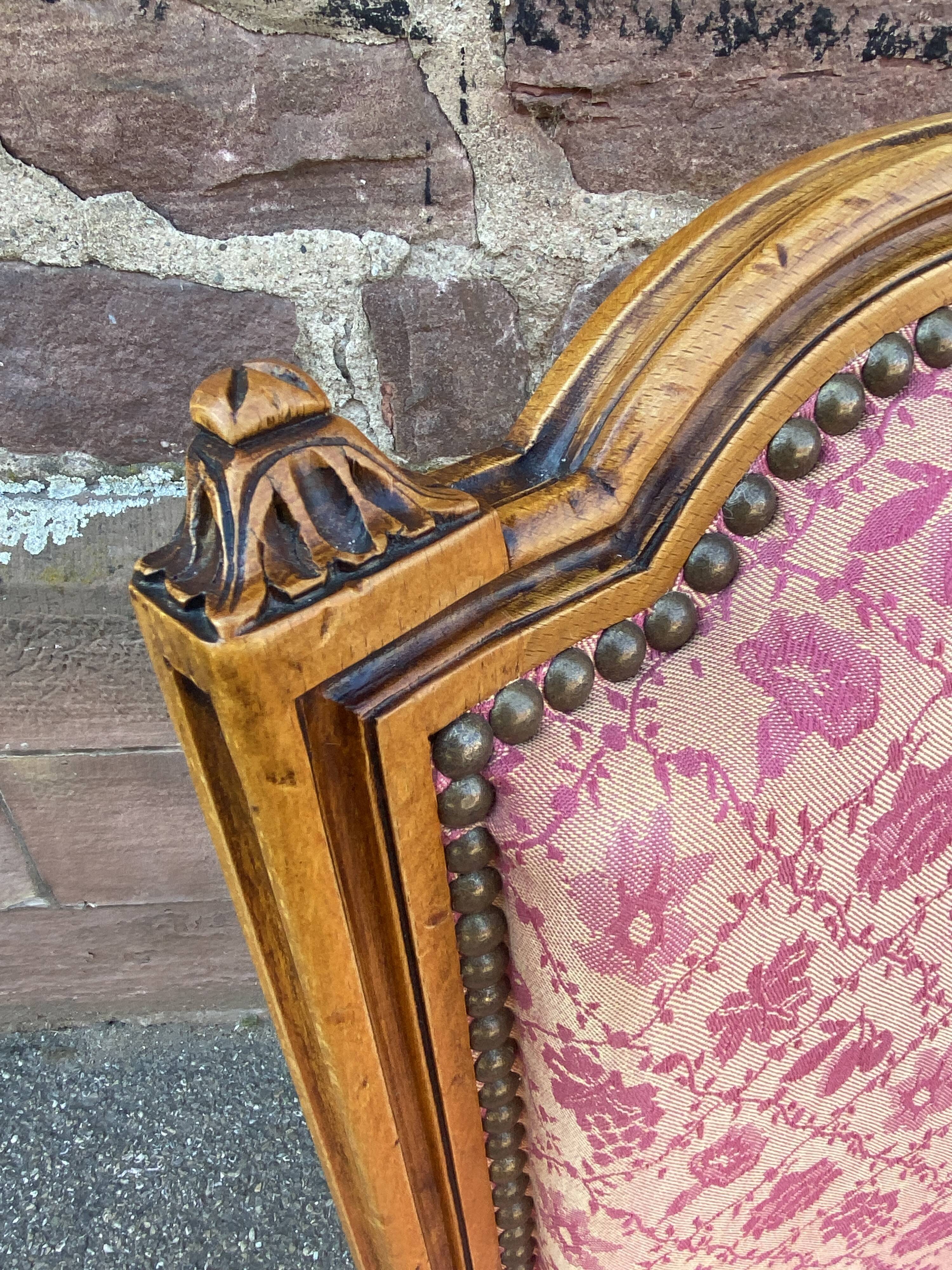 Set of 4 vintage Louis XVI style French chairs