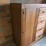 Original and vintage sideboard in solid wood