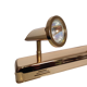 Double spot mural brass plated gold adjustable