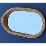 Rattan mirror tray