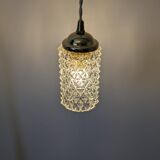 Baladeuse en verre taillé des années 60 - Lumière d'appoint (2 disponibles)