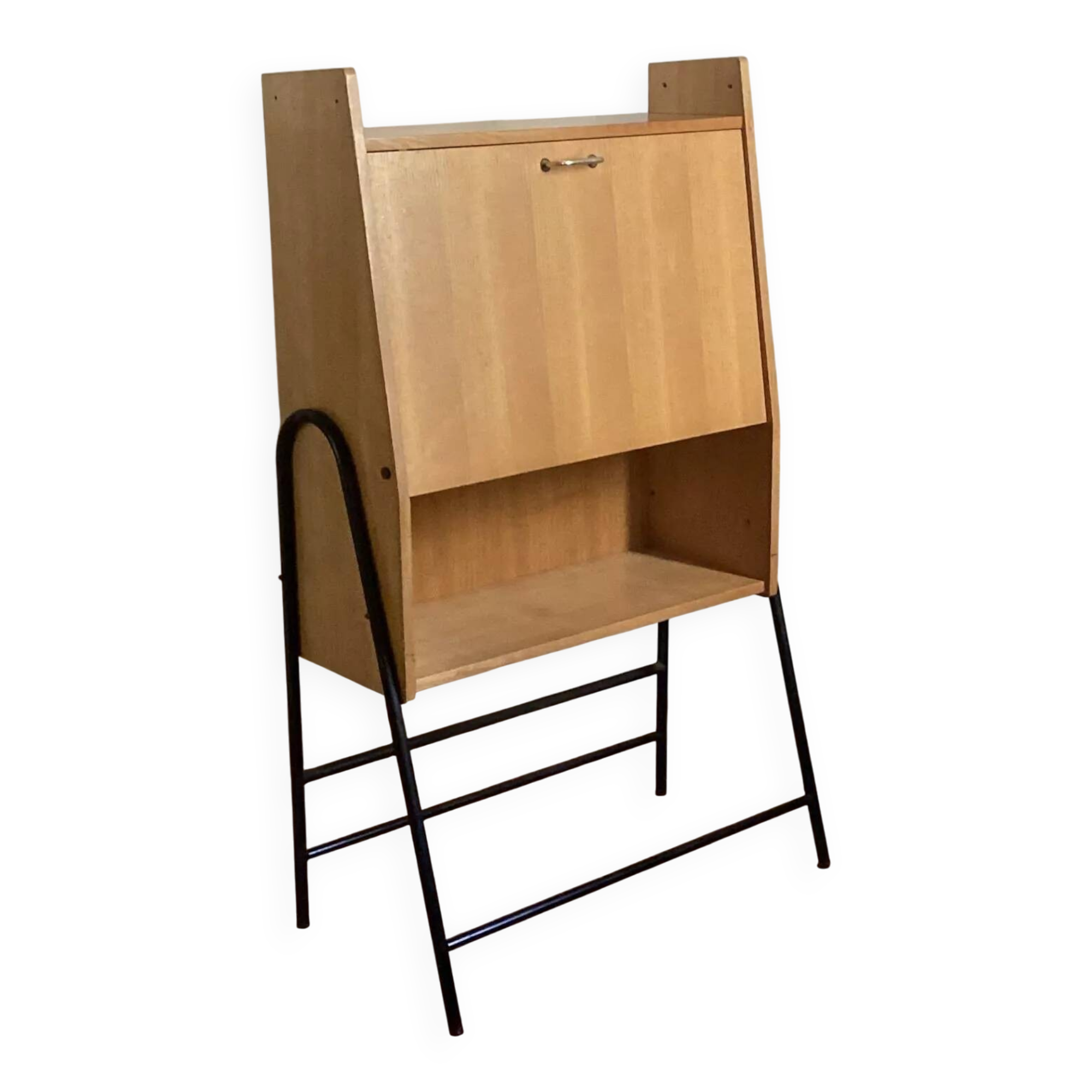 Wall-mounted secretary in the style of Jacques Hitier – 1960s