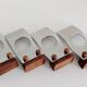 4 designer stainless steel egg cups