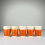 Vintage water service from Ceramiche Rometti Umbertide, Italy, 1930s, set of 6.