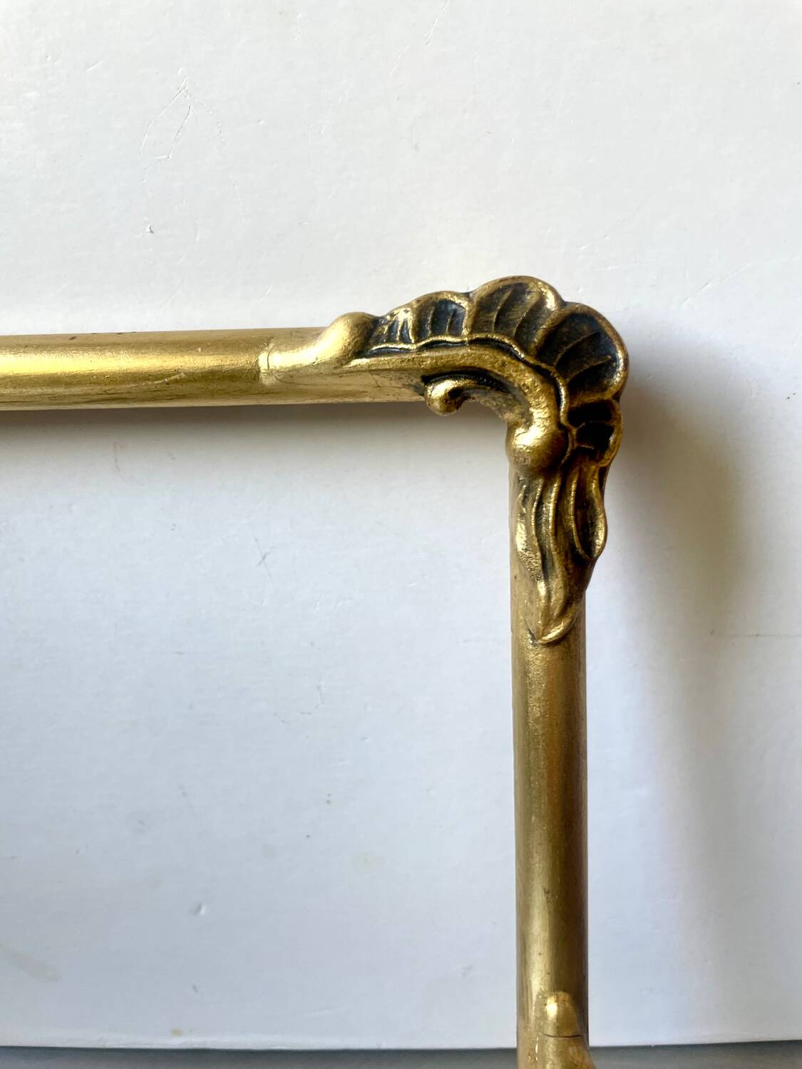 Antique gilded art nouveau  wooden frame 27 cm x 22 cm