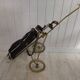 Chariot, sac et clubs de golf vintage