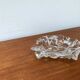 Frosted glass bowl with snail patterns, 1960s.