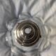 Retro glass and metal pendant light