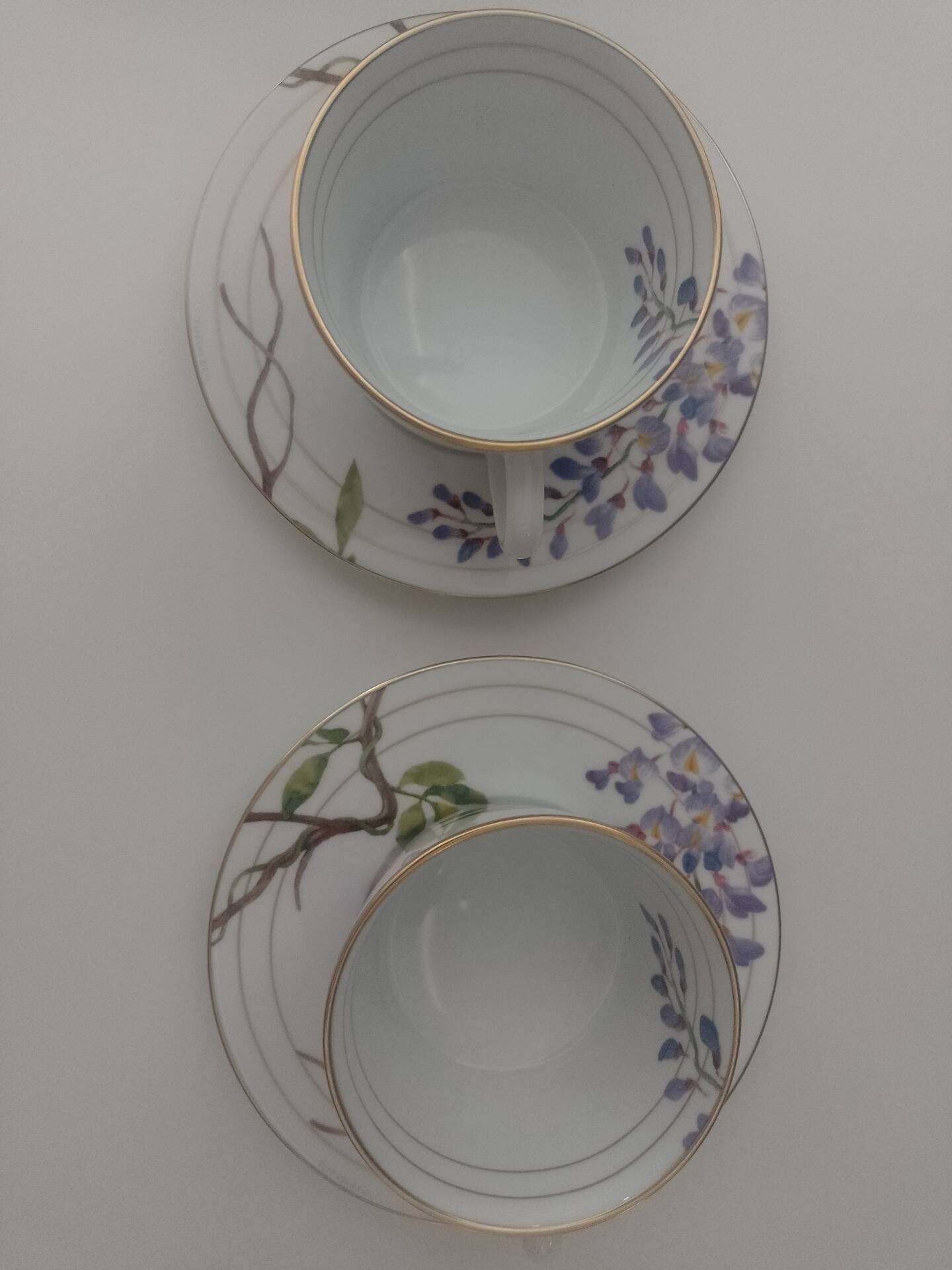 Tiffany & Co porcelain cups and saucers